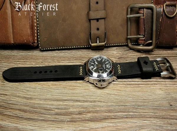 BF08 Swiss Ammo Style Handmade Vintage Strap 22mm/24mm/26mm/28mm – image 5